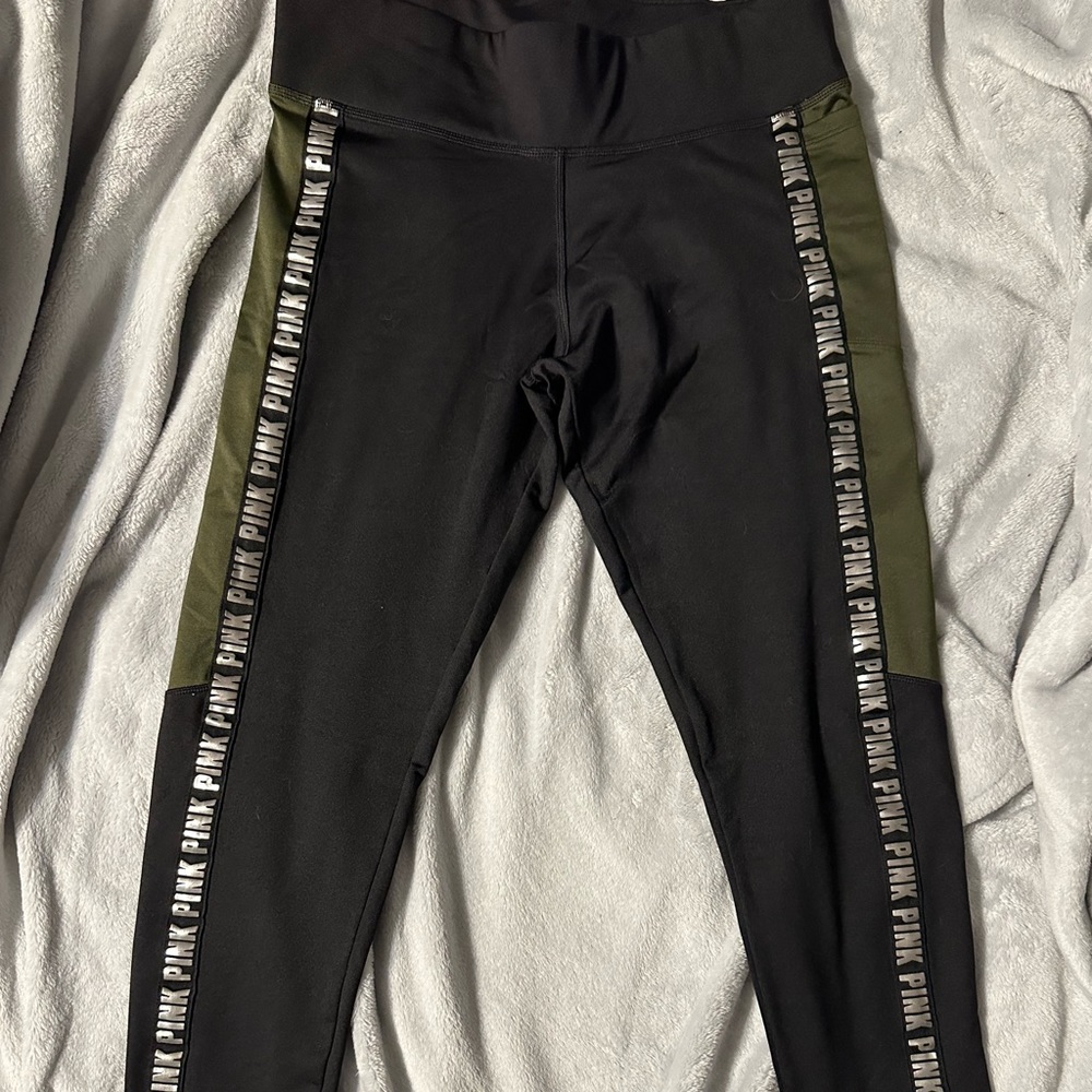 PINK fleece tights